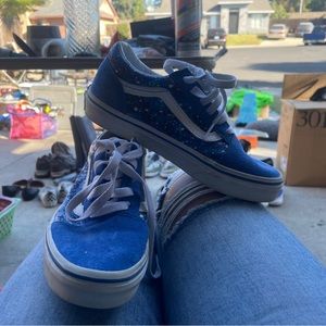 VANS OLD SKOOL JUNIOR GALACTIC GLOW SHOES